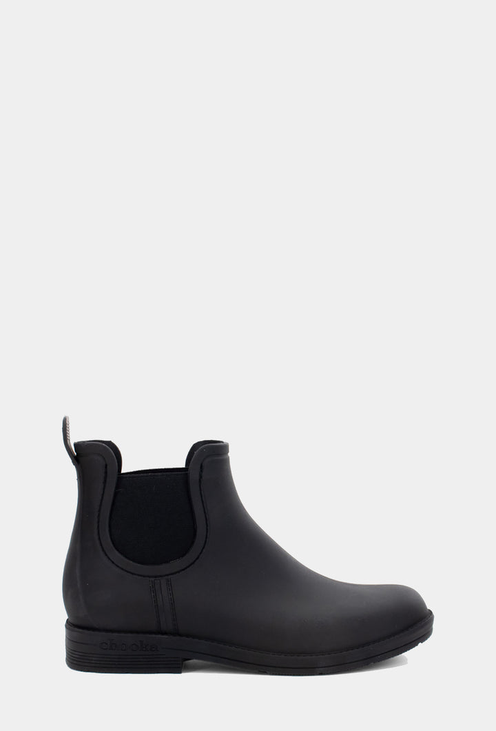 MODERN CHELSEA RAIN BOOT - BLACK