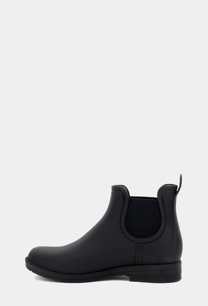 MODERN CHELSEA RAIN BOOT - BLACK