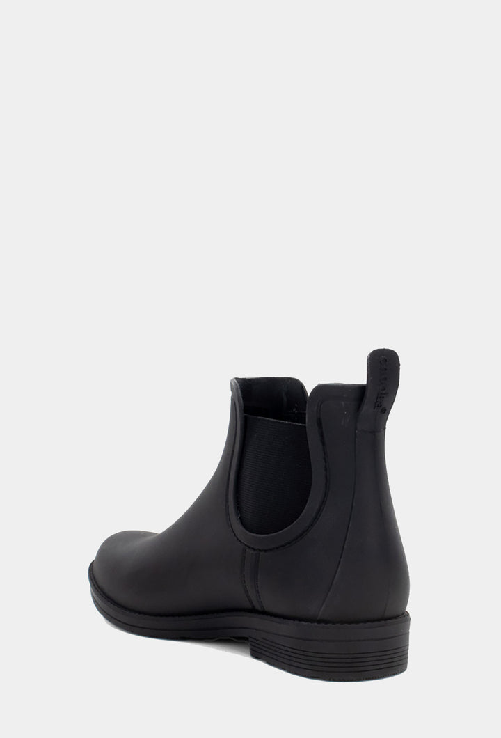 MODERN CHELSEA RAIN BOOT - BLACK