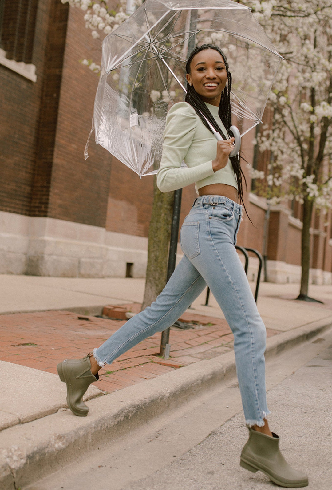 CLASSIC MATTE ANKLE RAIN BOOT - OLIVE - Chooka