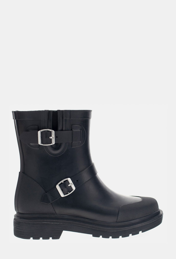 DAMASCUS MOTO MID RAIN BOOT - BLACK - Chooka