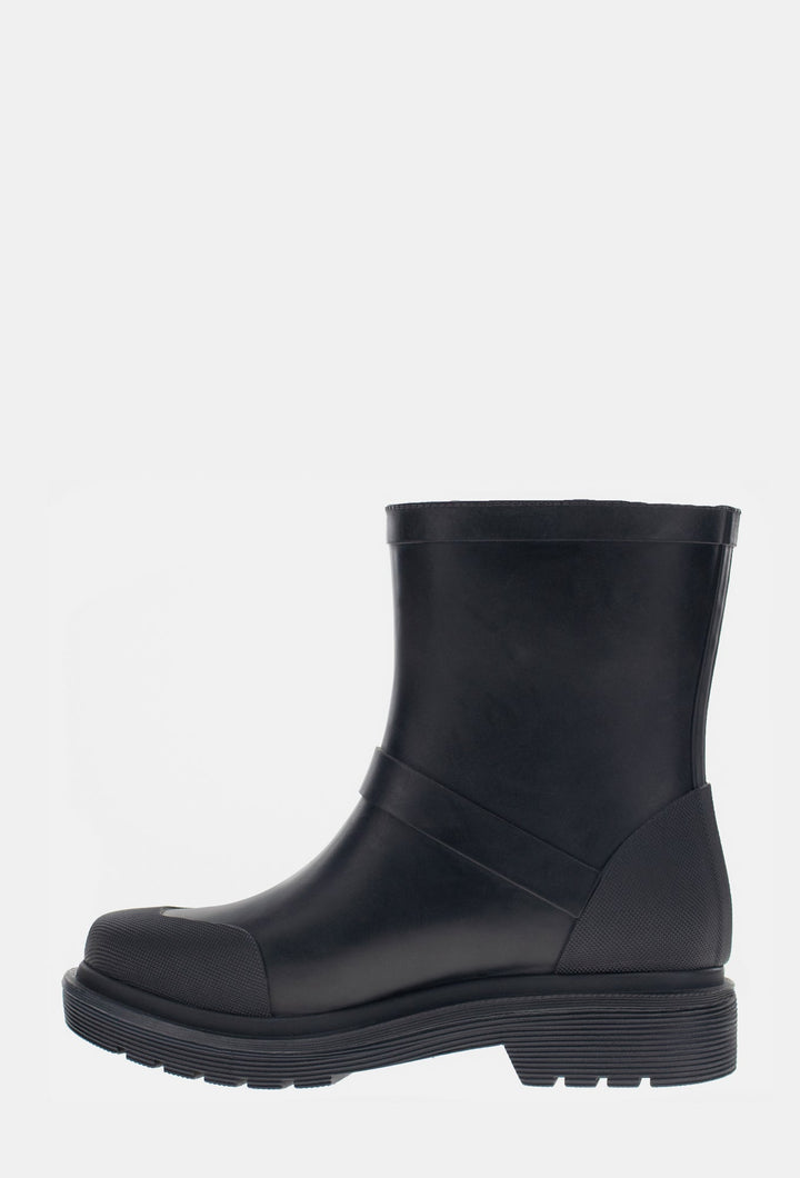 DAMASCUS MOTO MID RAIN BOOT - BLACK - Chooka