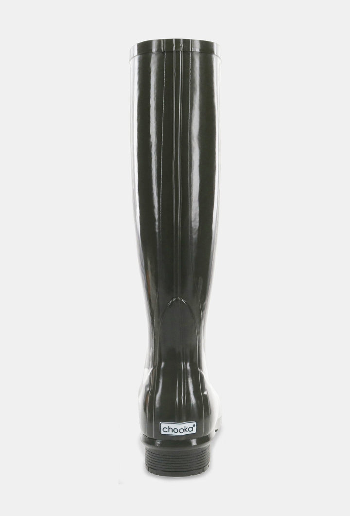 GLOSS TALL RAIN BOOT - OLIVE - Chooka