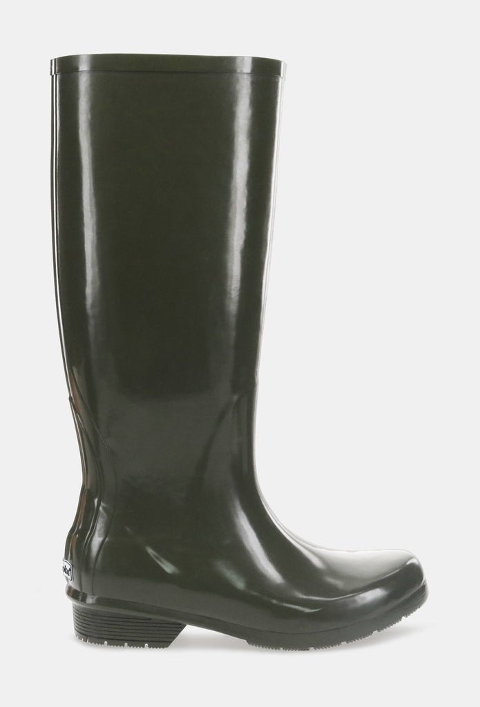 Chooka Tall Rain Boots Polished Tall Olive