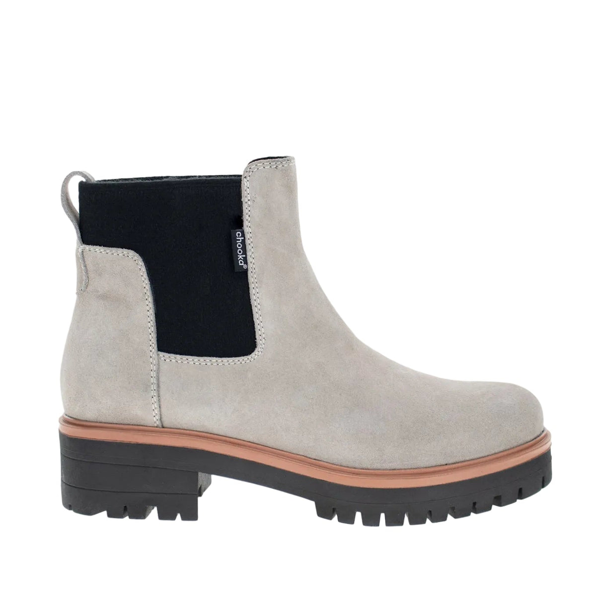 KENSINGTON CHELSEA BOOT- GRAY - Chooka