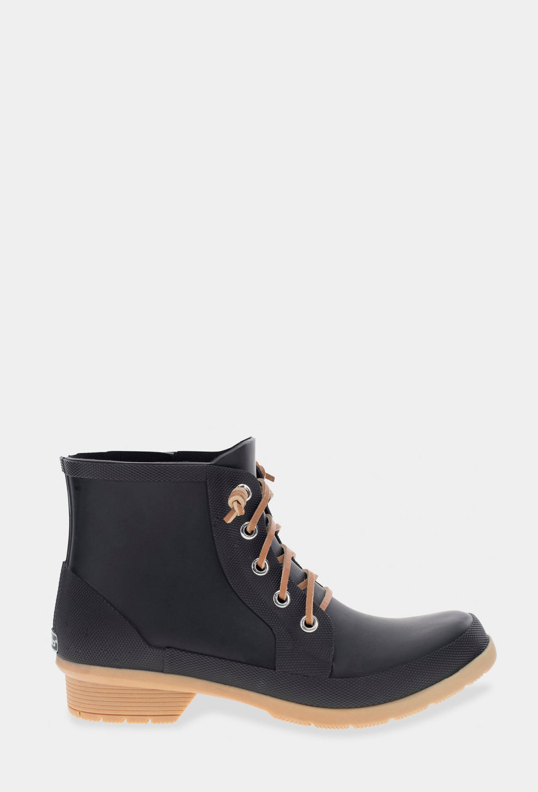 LACE UP ANKLE RAIN BOOT - BLACK - Chooka