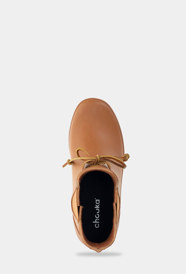 TIE CHELSEA RAIN BOOT - COGNAC - Chooka