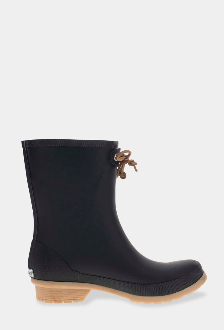 TIE MID RAIN BOOT - BLACK - Chooka