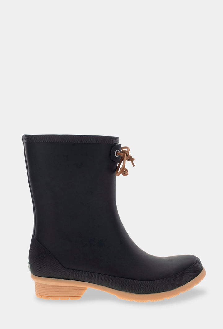 TIE MID RAIN BOOT - BLACK - Chooka