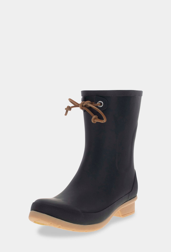 TIE MID RAIN BOOT - BLACK - Chooka